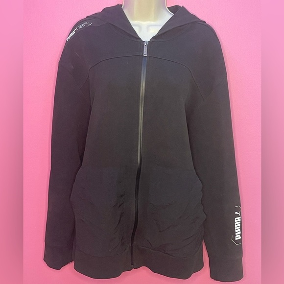 PUMA Way 1 Men’s Full-Zip Hoodie - Black - Size Medium - Picture 2 of 10
